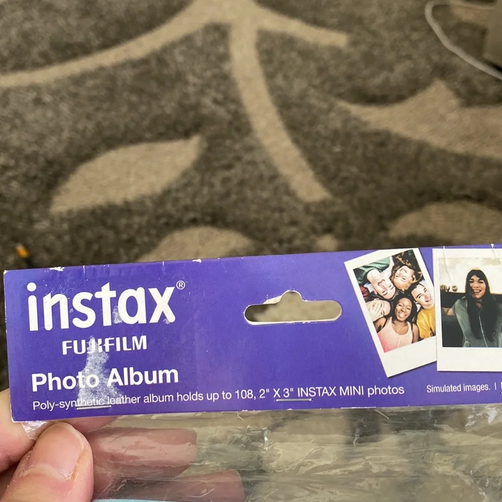 NWT. Ombré Instax Photo Album (Holds 108).